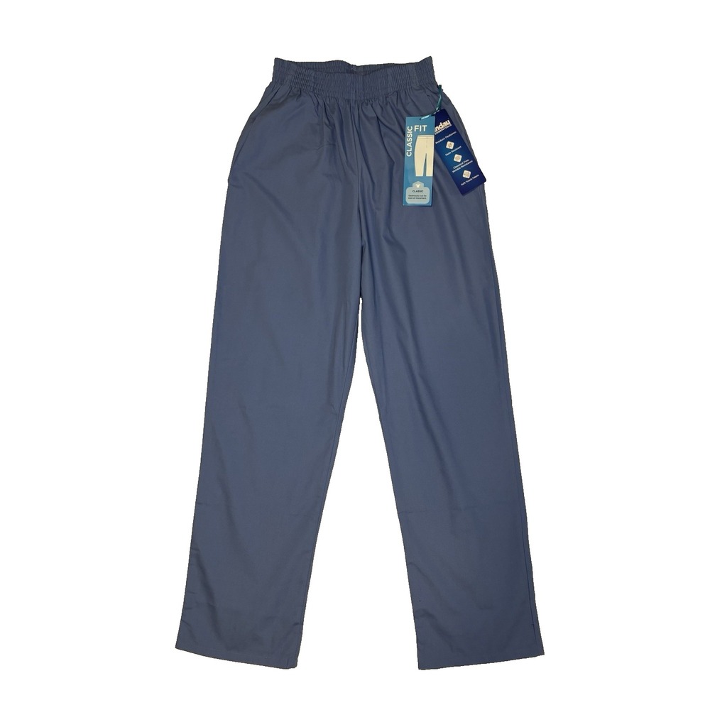 Landau Classic Fit 8327 Blue Women's SML Scrub Pants NEW Medical Relaxed